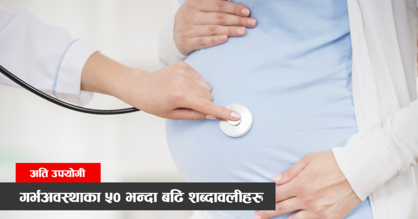 गर्भवतिले थाहा पाइराख्नु पर्ने महत्वपूर्ण शब्दावली र जानकारी